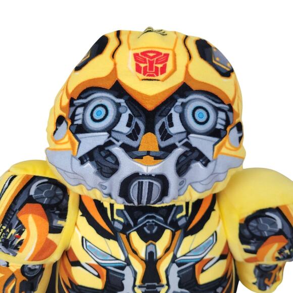 Build-A-Bear Transformers Bumblebee 16" Plush Stuffed Toy Authentic Collectible - Picture 6 of 11